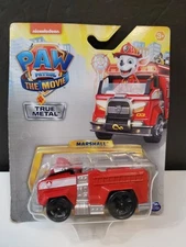 Paw Patrol The Movie Marshall Red Fire Truck True Metal Toy Car Vehicle NEW
