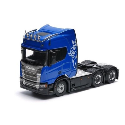 Masdi 1:64 Blue Scania R500 Truck Tractor Model Diecast Display Car