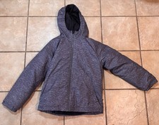 All In Motion Boys Large 12-14  Winter Coat Warm Jacket Polyester Gray