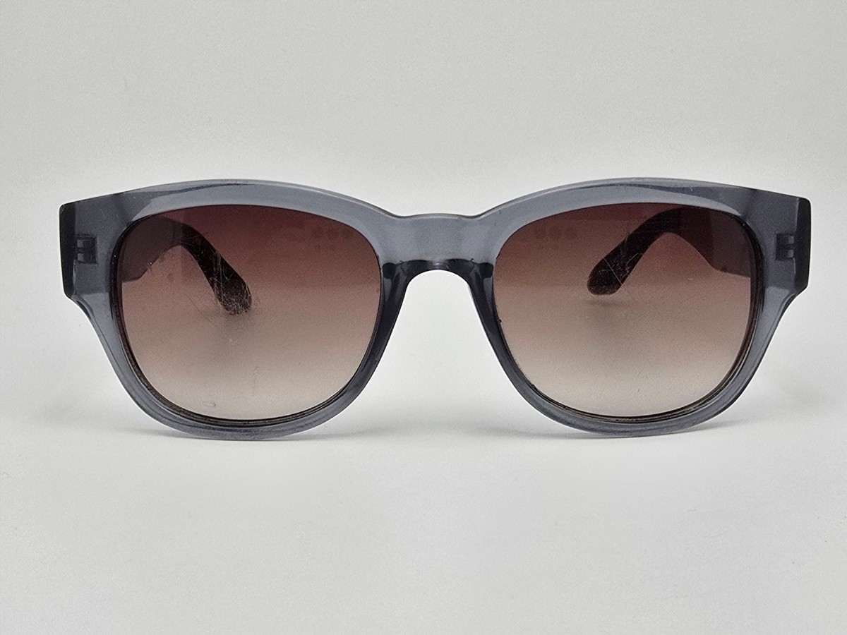 Toms Gigi 10003441 Crystal Blue Frame Brown Gradient Lens