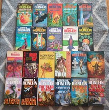 Lot of 22 Robert A. Heinlein Vintage Paperbacks Fantasy Science Fiction