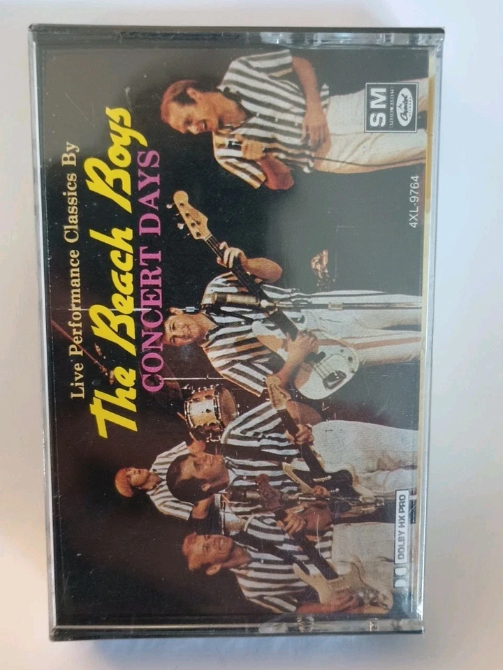 NOS The Beach Boys Concert Days Cassette Tape Live Recordings Very Rare Sealed - Image 2 of 4