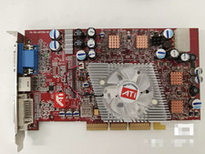 Scheda grafica ATI 9800 Pro, memoria video 128 MB, larghezza bus 256 bit, interfa AGP 8X