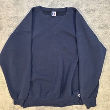 Russell Athletics Made In USA Vintage 1990’s Sweatshirt Navy Blue Size XXL