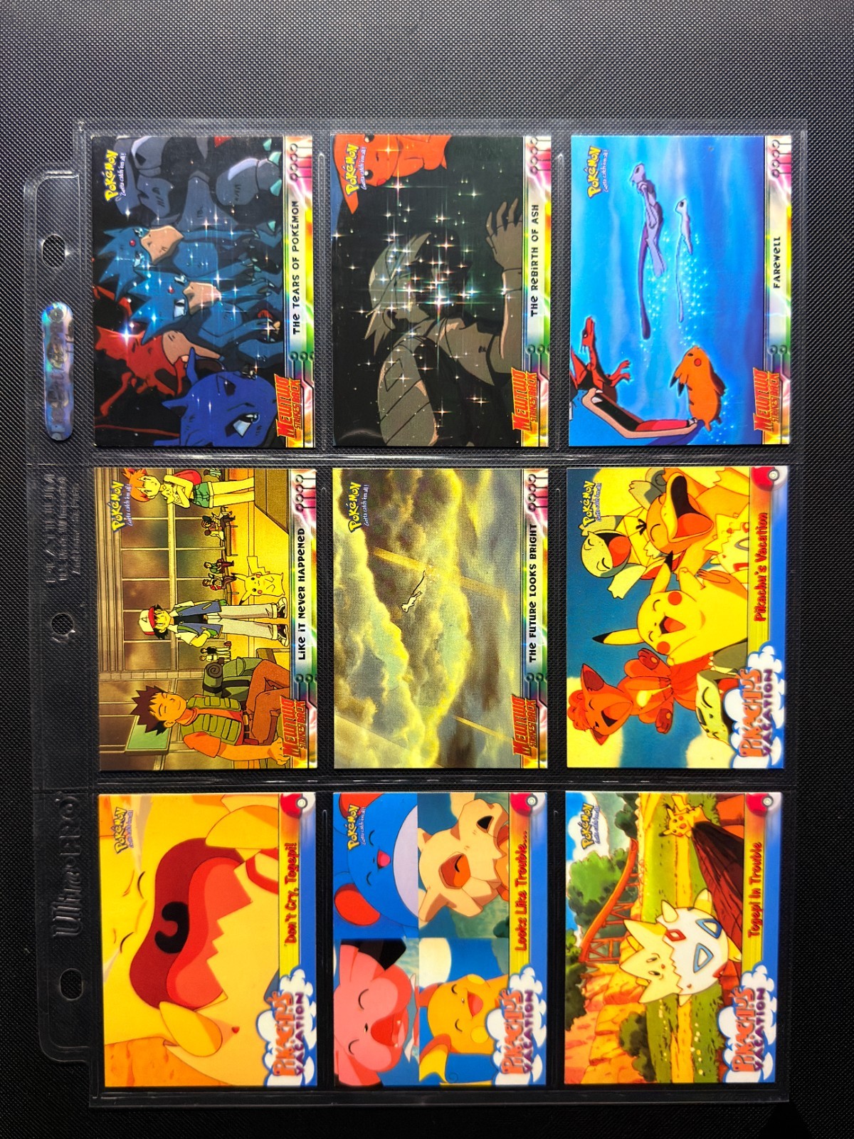 1999 topps Pokemon The First Movie Non Holo Foil You Choose Mewtwo Strike's Back