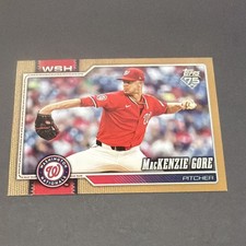 Topps MacKenzie Gore Washington Nationals Card Lot 2 2026 Series One Gold & Base