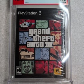 GRADED Grand Theft Auto 3 (PS2) PSA 9.6 A+  NEW Sealed! GTA III PLAYSTATION 2