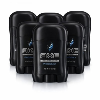 AXE Phoenix Anti-Sweat Antiperspirant Deodorant , Travel .50 oz 6 pack  EXPIRED