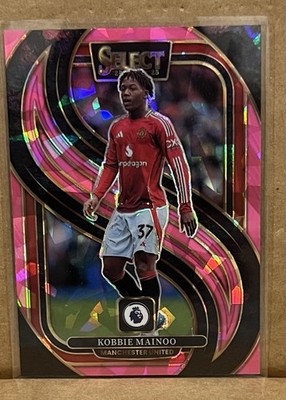 2024-25 Panini Select EPL - Kobbie Mainoo #229 Pink Ice Mezzanine