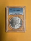 1887 Morgan Dollar PCGS MS64 $1 Silver Coin Philadelphia