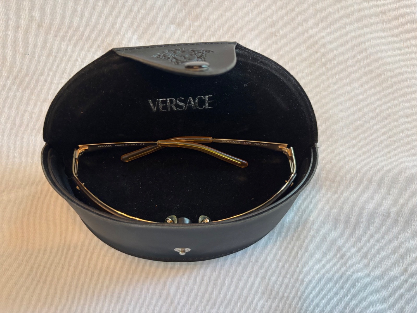 Versace vintage 2000s sunglasses with case thumbnail 12