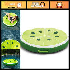 Inflatable-Free Fruit Pool Floats, Quick-Drain Fabric, Round Loungers  Noodles