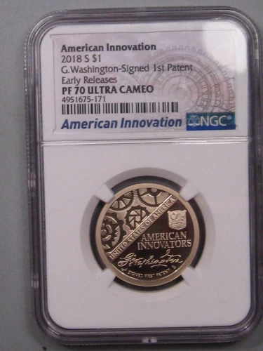 American Innovation 2018 $1 G.Washington NGC PF70 Ultra Cameo. #26