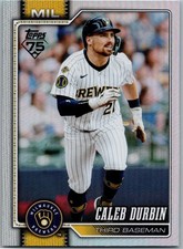 2026 Topps Rainbow Foil Caleb Durbin Parallel Card #297 Brewers