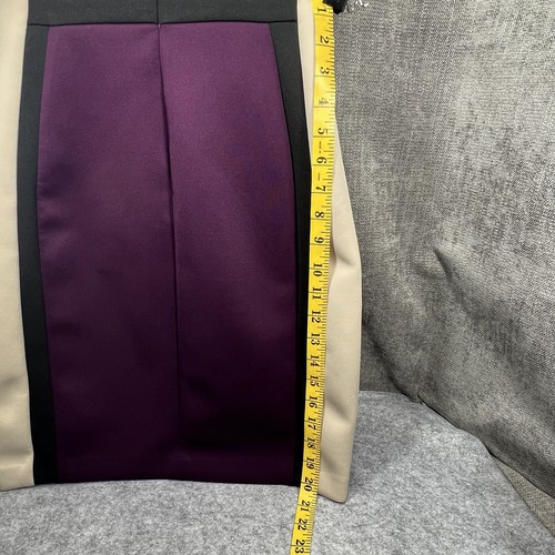 Vestido Vaina Calvin Klein Para Mujer 4P Sin Mangas Elastizado Bloques de Color Trabajo Profesional - Imagen 14 de 17