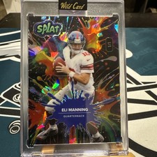 2025 Wild Card Splat Football Eli Manning Cracked Ice 1/1  1 Of 1