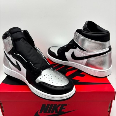 Size 8.5 - Jordan 1 High OG Metallic Silver for sale online | eBay