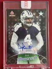 2023 Panini Luminance - Dak Prescott #49 Autographs Green 3/3 AUTO - Cowboys