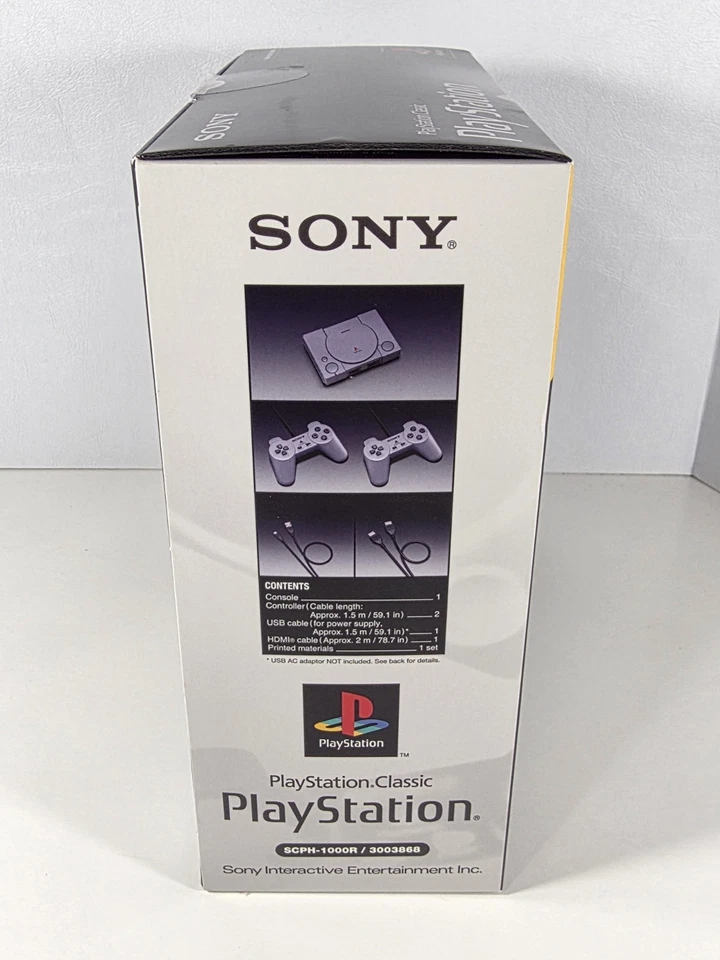 Sony PlayStation Classic Mini (2018) SCPH-1000R Auténtico - Nuevo Precintado Foto 2 de 4
