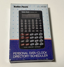 RadioShack Personal Data Clock Alarm Calculator Directory Scheduler 65-948