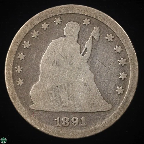 1891-P Seated Liberty Quarter — photo from the most recent tracked eBay sale