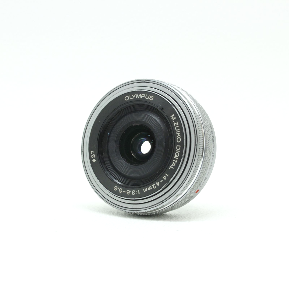 OLYMPUS M.ZUIKO DIGITAL ED 14-42mm F3.5-5.6 EZ Lens Silver Micro