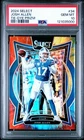 Josh Allen /25 Tie-Dye Prizm PSA 10 GEM MINT 2024 Panini Select SSP #34
