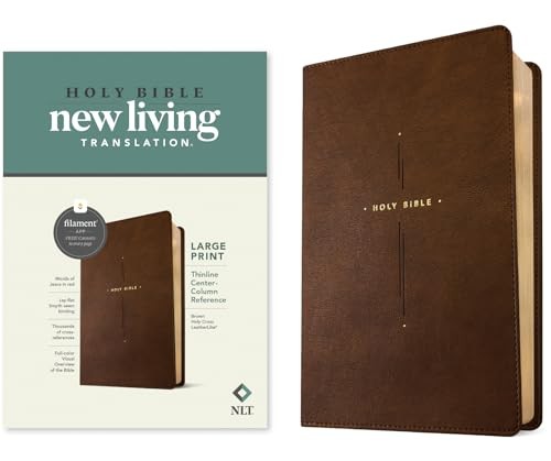 NLT Large Print Thinline Center-Column Reference Bible, Filament Enabled - Image 4
