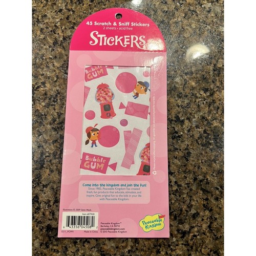 Peaceable Kingdom 2010 Scratch And Sniff Stickers Lot Of 5 New In Packaging - Picture 9 of 11