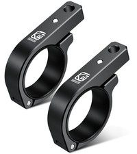 2 PCS UTV Light Bar Mounts, Solid Aluminium Alloy LED Light Mounting Brackets...