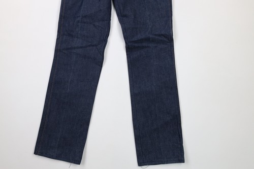 NOS Vintage 70s Dickies Boys 14 Slim Fit Straight Leg Denim Jeans Indigo USA - Picture 4 of 12