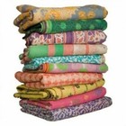 10 Pcs MIx  Lot Kantha Quilt Handmade Cotton Bedspread Throw Gudari Blanket