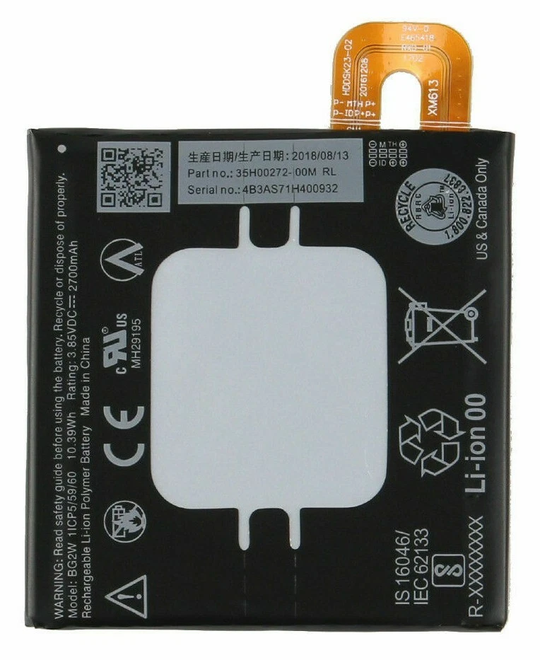 Nueva Batería de Repuesto 2700mAh BG2W Para HTC Google Pixel 2 Muski con Herramientas Foto 2 de 2