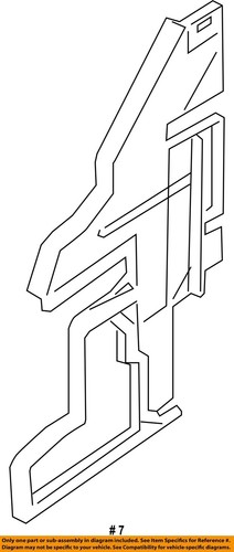 NISSAN OEM 13-15 Altima Condenser, Compressor Lines-Side Seal Right 921843TA0A - Picture 2 of 2