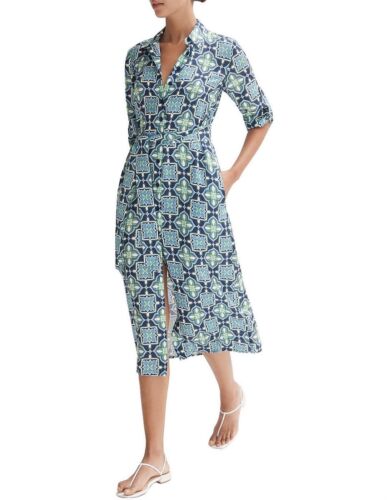 TRENERY MODAL MOSAIC TILE DRESS In Sz 10 EC AS NEW