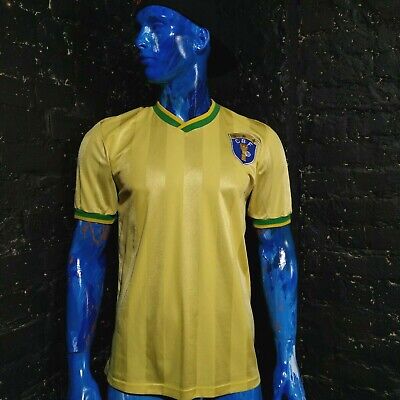 Brazil Retro Replicas shirt Сamiseta Brasil Mens M | eBay