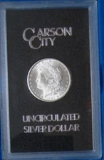 1884-CC Carson City GSA Morgan Silver Dollar with Box/COA Brilliant Uncirculated