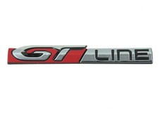 Genuine New Red PEUGEOT GT LINE BOOT BADGE Rear Emblem For 208 2012+ 308 2013+
