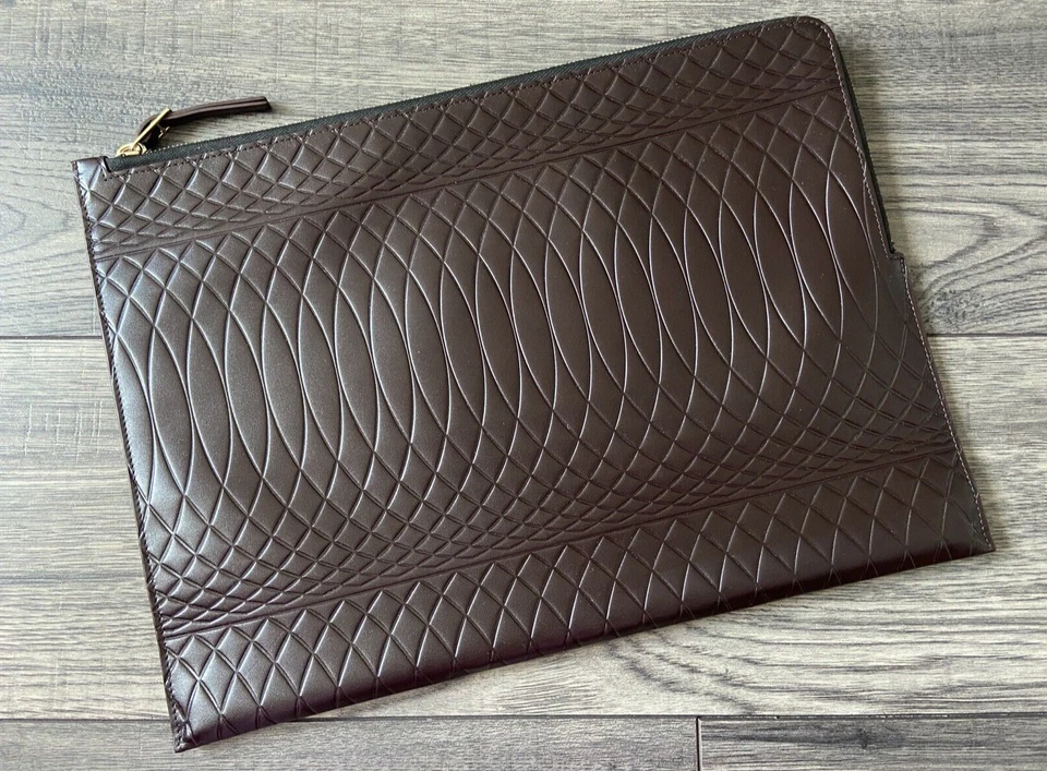 PAUL SMITH DAMSON LEATHER NO.9 DOCUMENT FOLIO CASE RETAIL €675 MADE IN SPAIN - Image 3 of 4