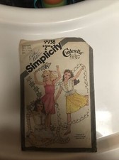 vintage simplicity cinderella sewing pattern 9938
