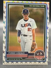 2023 USA Stars & Stripes STUNNER GONZALES #8 White Stars 42/99 Free Shipping