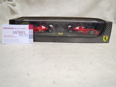 Ferrari 2001 Constructor's Champions Schumacher Barrichello Hotwheels 1:43