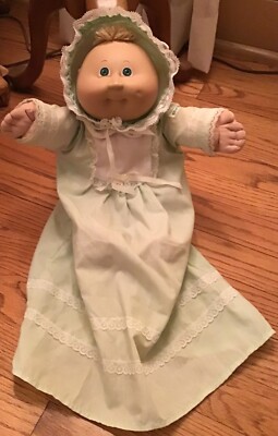 cabbage patch doll green dress Daphne Green Ruffle Maxi Dress