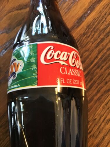 Vintage 2001 Coca Cola Super Bowl XXXV Full Sealed Bottle In Tube Ravens Giants - Picture 12 of 24