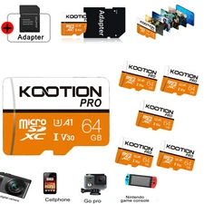 64GB Lot Micro SD Card Memory Extreme Ultra Class 10 Memory Cards 1/2/3/5/10Pack