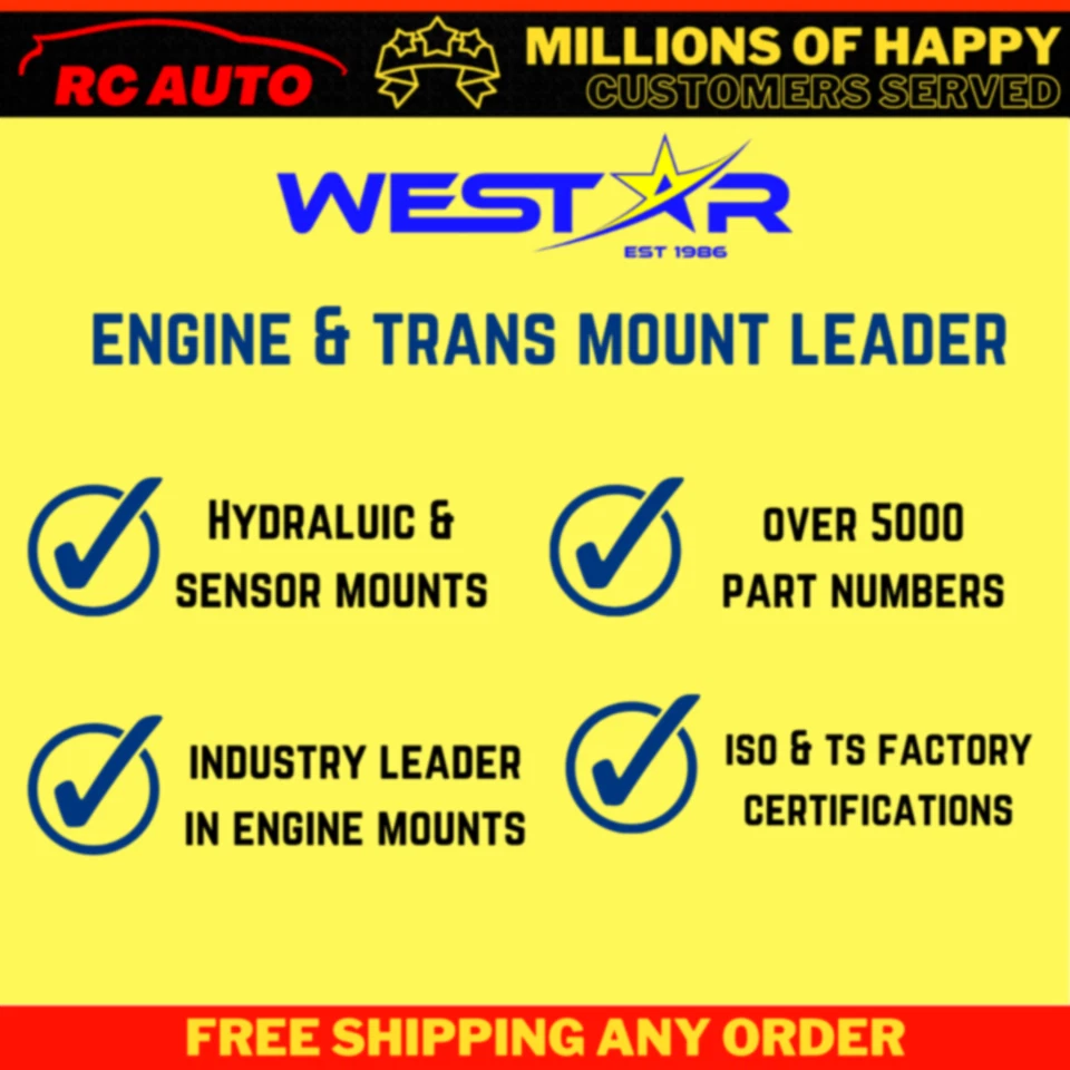 Right Engine Motor Mount Fit 2001-2003 Toyota Prius 1.5L / EM-5832 A42013 - Imagem 2 de 2