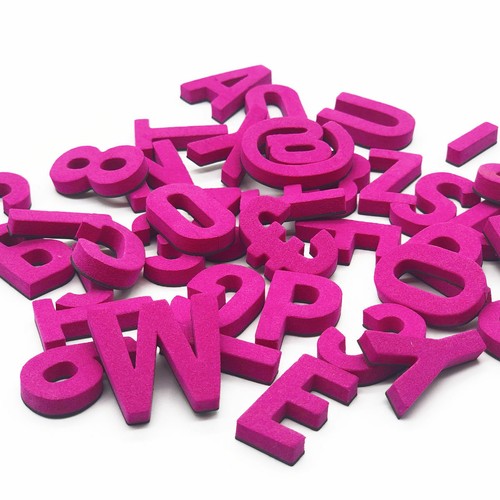 Set mit 200 Magnetbuchstaben, Kühlschrankmagnete, Magnet-ABC - Bild 27 von 95