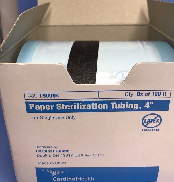 Paper Sterilization Tubing 4" x 100' by Cardinal Health eBay