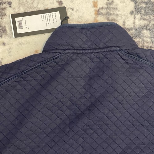 Gilet uomo RHONE Gramercy blu navy full zip tasche leggero taglia media - Foto 7 di 9