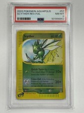 2003 Pokemon Aquapolis - Scyther Rev.Foil #57 PSA 8 NM-MT on eBay